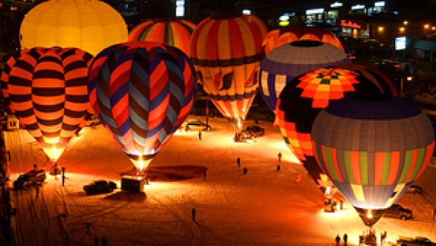 Vernon Winter Carnival Hot Air Balloon Fiesta and Glow